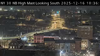 South Amsterdam › North: NY 30 NB High Mast Looking South