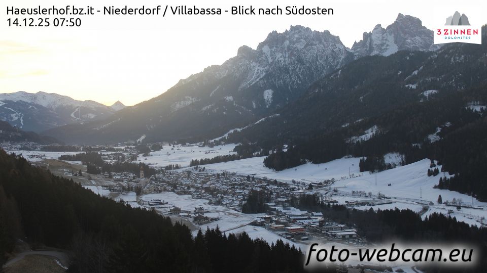 Niederdorf - Villabassa: Haeuslerhof.bz.it - Blick nach Südosten
