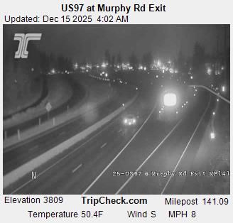 Bend: US97 at Murphy Rd Exit