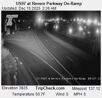 Bend: US97 at Revere Parkway On-Ramp