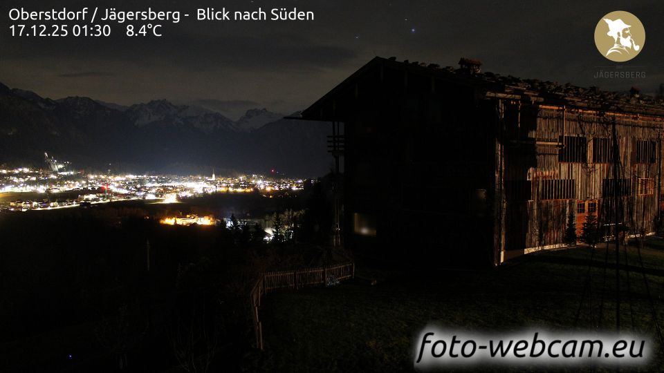 Langenwang: Oberstdorf - Jägersberg - Blick nach Süden