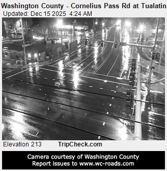 Hillsboro: Washington County - Cornelius Pass Rd at Tualatin Valley Hwy