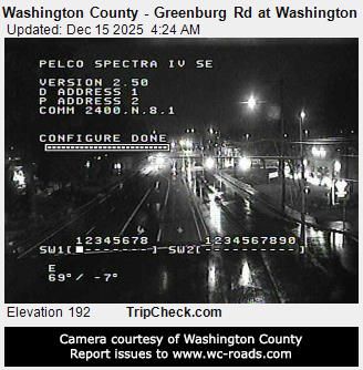 Beaverton: Washington County - Greenburg Rd at Washington Square Rd