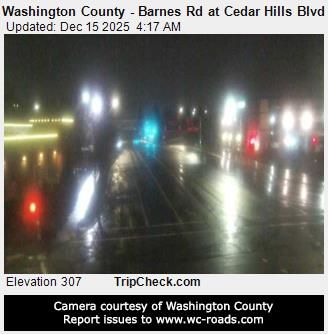 Beaverton: Washington County - Barnes Rd at Cedar Hills Blvd