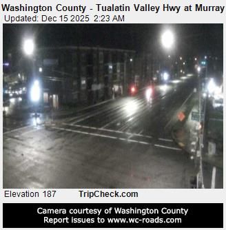 Beaverton: Washington County - Tualatin Valley Hwy at Murray Blvd