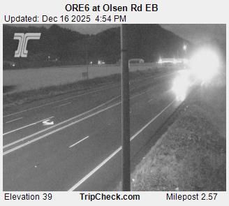 Bay City: ORE6 at Olsen Rd EB