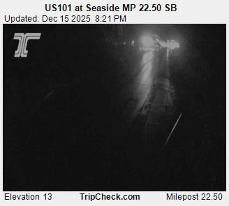 Seaside: US101 at - MP 22.50 SB
