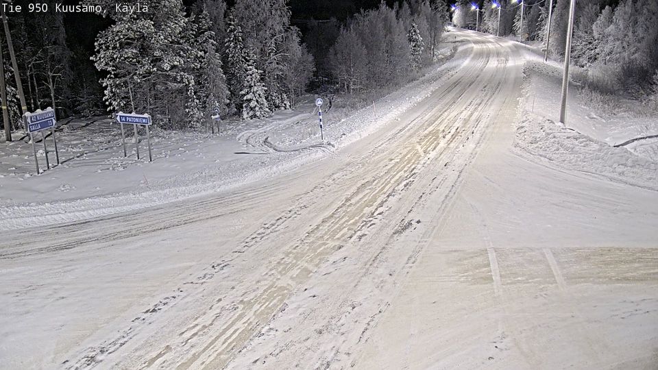 Kuusamo: Tie 950 - Käylä - Sallaan