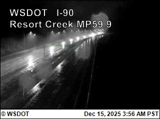 Roslyn: I-90 at MP 59.9 Resort Creek