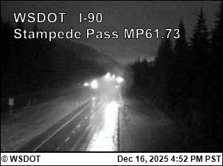 Roslyn: I-90 at MP 61.7 Stampede Pass