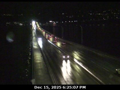 Kelowna › West: WR Bennett Bridge east end, connecting - and West - looking west