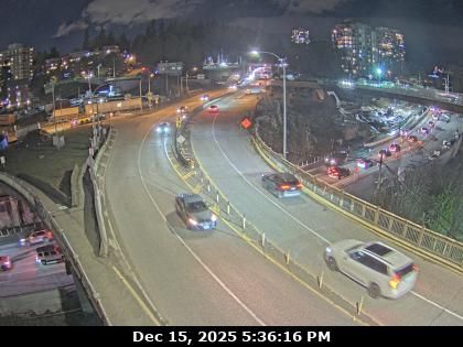 New Westminster: Queens Park › North: Pattullo Bridge in New Westminster at north end, looking north