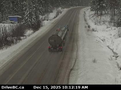 Witset › North: Highway 16 at Beaver Road in - looking north