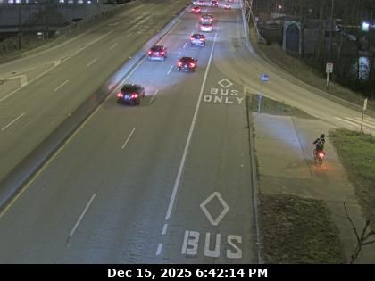 Vancouver: Victoria-Fraserview › North: North end of Knight Street Bridge, looking north