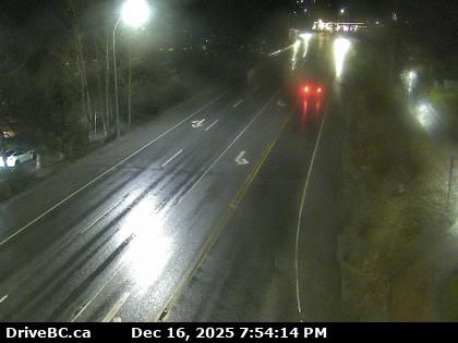 Whistler Resort Municipality: Whistler Creekside › North: Highway 99 at Lake Placid Road in Whistler, looking north