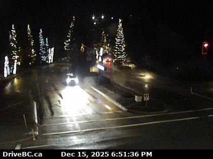 Whistler Resort Municipality: Marketplace › East: Highway 99 at Lorimer Road in Whistler, looking east