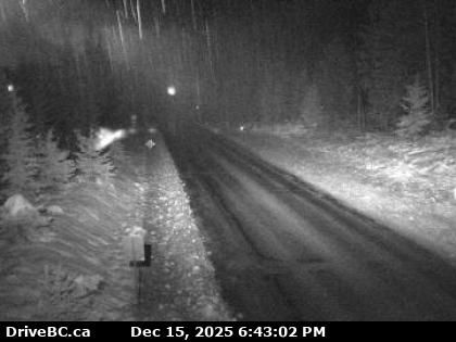 Invermere › West: Toby Creek Road at Panorama Fire Hall, near Springs Creek Road, looking west