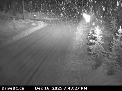 Invermere › East: Toby Creek Road at Panorama Fire Hall, near Springs Hill Road, looking east