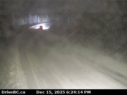 Chetwynd › West: Highway 97 about 9 km east of - at Wabi Estates Road, looking west