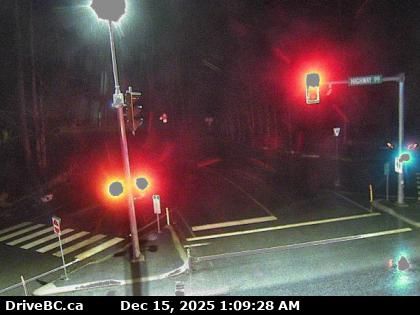 Whistler Resort Municipality: Alpine Meadows › East: Highway 99 at Alpine Way, looking east