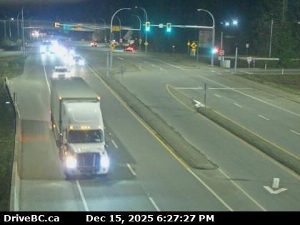 Surrey › North: Highway 1 at 176 Street overpass, looking north