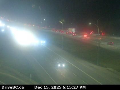 Surrey › East: Highway 1 at 176 Street overpass, looking east