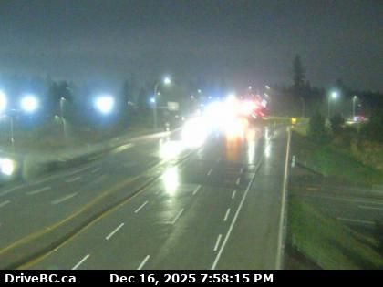 Surrey › South: Highway 1 at 176 Street overpass, looking south