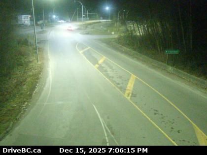 Gibsons › South: Highway 101 at top of - Bypass at Stewart Road, looking south