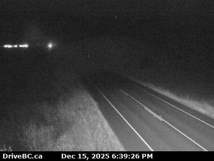 Oliver › West: Highway 3 next to Conifryd Lake, looking west