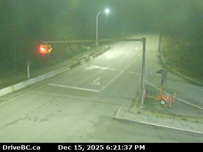 Gibsons › North: Highway 101 at top of - Bypass at Stewart Road, looking north
