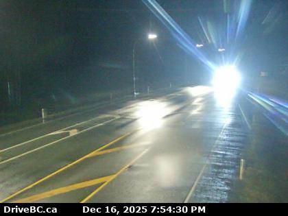 Alert Bay › East: Highway 19 at Campbell Way in Port McNeill, looking east