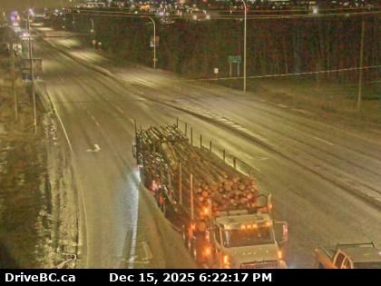 Prince George › West: Highway 97 at Highway 16 junction in - looking northbound on Highway 97