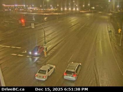 Prince George › South: Highway 97 at Highway 16 junction in - looking westbound on Highway 16