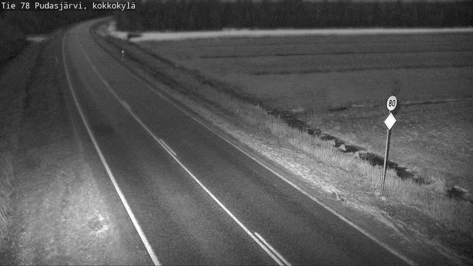 Pudasjarvi: Tie 78 - Kokkokylä - Pudasjärvelle