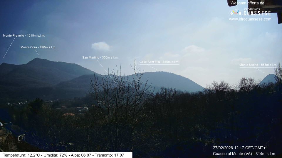 Cuasso al Monte › South-east: Monte Orsa - Colle Sant'Elia - Monte Useria - Monte San Martino