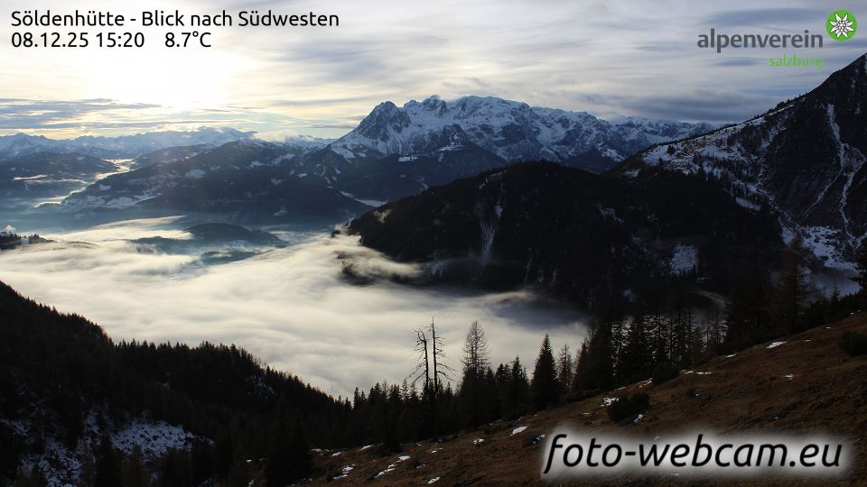Werfenweng: Söldenhütte - Blick nach Südwesten