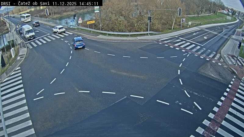 Brezice: Trnje: R1-219, Čatež ob Savi, v križišču Čatež ob Savi