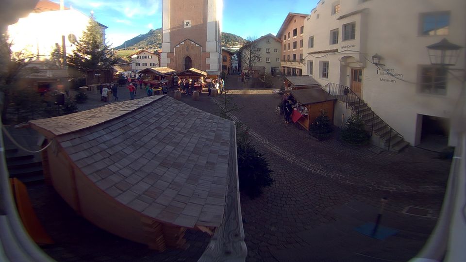 Kastelruth - Castelrotto: Dorfplatz