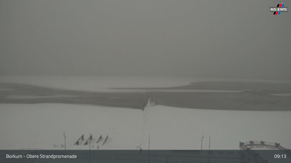 Borkum: Obere Strandpromenade