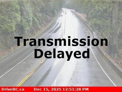 Langford › North: Highway 1 at Finlayson Arm Road in Goldstream Park, looking north