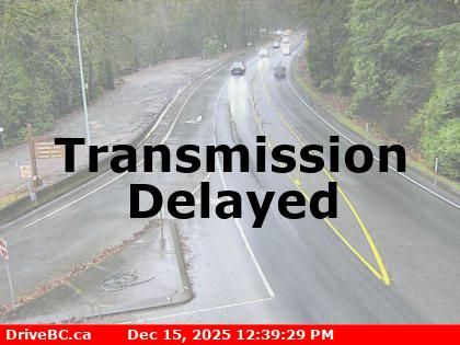 Langford › South: Highway 1 at Finlayson Arm Road in Goldstream Park, looking south