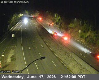 Sausalito › North: TVE73 - US-101 : Spencer Avenue