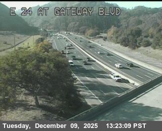 Orinda › East: TV606 - SR-24 : Gateway Blvd