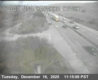 Sargent › South: TVB60 - US-101 : BEFORE PAJARRO RIVER BR