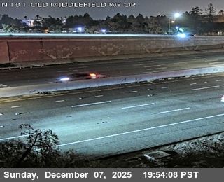Mountain View › South: TVC81 - US-101 : Old Middlefield Way Onramp