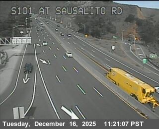 Sausalito › South: TVE71 - US-101 - Road Undercross