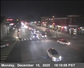 Berkeley › North: T250N - SR-123 : 40th Street - Looking North
