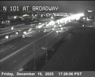 Burlingame › North: TV414 - US-101 : N101 at Broadway