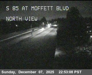 Mountain View › South: TVC93 - SR-85 : S85 at Moffet Blvd