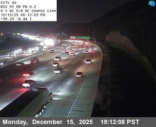 Corona › East: SR-91 : (43) 0.1 Miles East of County Line